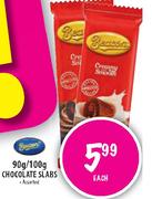 Beacon Chocolates Slabs-90g/100g Each 