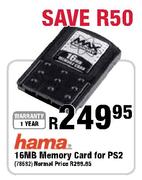 Hama 16MB Memory Card for PS2