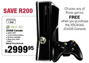  XBOX 360 250GB Console