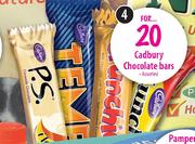 Cadbury Chocolate Bars Assorted-4's
