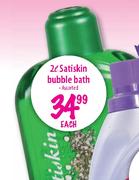 Satiskin Bubble Bath Assorted-2 Ltr each