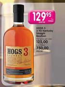 Hogs 3 Yo Kentucky Straight Bourbon-6x750ml