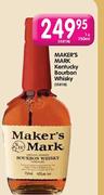 Maker's Mark Kentucky Bourbon Whisky-1x750ml