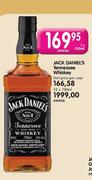 Jack Daniels Tennessee Whiskey-12x750ml