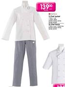 Chef Works Chef Pants-Check Blue