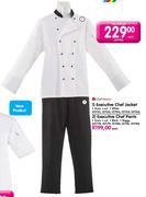 Chef Works Executive Chef Jacket-White
