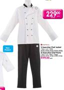 Chef Works Executive Chef Pants-Black
