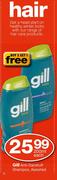 Gill Anti-Dandruff Shampoo Assorted-200ml Each