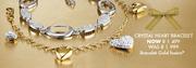 Little Luxuries We Love Crystal Heart Bracelet