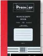 Premier A5 Hardeband Manuskrip-boek-192Bladsye