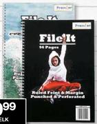 A4 Spiraal Notaboek-96 Bladsye