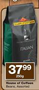 House Of Coffees Beans Assorted-250g
