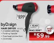 ByD:sing Hair Dryer-1200W