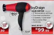 ByD:sing Hair Dryer-1800W