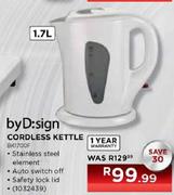 ByD:sing Cordless Kettle-1.7l 