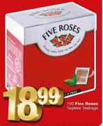 Five Roses Tagless Teabags-100's