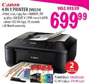 Canon 4 in 1 Printer(MX374)