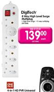 DigiTech 8 Way High Level Surge Multiplug
