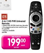 One for All 4-in-1 HD PVR Universal Remote