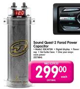 Sound Quest 2 Farad Power Capacitor(SQCAP2M)