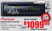 Pioneer USB/CD/MP3 Player(DEH-4350)