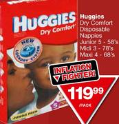 Huggies Dry Comfort Disposable Nappies