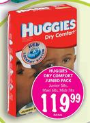 Huggies Dry Comfort Jumbo Pack-58's/68's/78's per pack