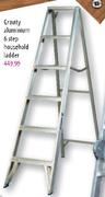Gravity Aluminium 6 Step Household Ladder