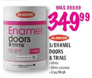 Plascon Enamel Doors & Trims White-5Ltr