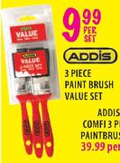 Addis 3 Piece Paint Brush Value Set-Per Set