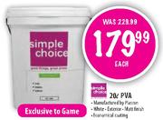 Simple Choice PVA-20Ltr