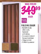 Simple Choice Folding Door