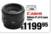 Canon 50mm F1.8 II Lens