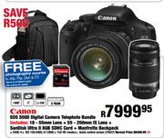 Canon EOS 5500 Digital Camera Telephoto Bundle