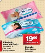 Cherubs Baby Wipes Assorted-72/80 Per Pack