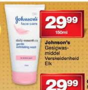 Johnson's Gesigwasmiddel Verskeidenheid-150ml Elk