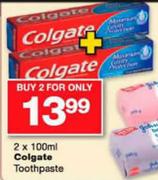 Colgate Toothpaste-2x100ml