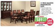 11 Piece Majestic Diningroom Suite