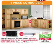 4 Piece Amelia Oak Kitchen Scheme