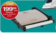 Platinum Sandwich Press-4 Slice