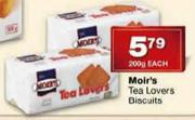 Moir's Tea Lovers-200g Each