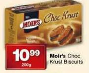 Moir's Choc Krust Biscuits-200g
