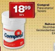 Compral Paracetamol Tablets-50's