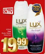 Lux Body Wash Assorted-400ml