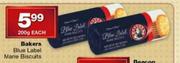 Bakers Blue Label Marie Biscuits-200g Each
