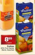 Fruitree 40% Fruit Nectar Blend,Assorted-1L Each