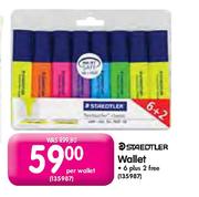 Staedtler Wallet-6 + 2 Free per wallet