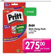 Pritt Stick Hang Pack-12 x 43g per pack