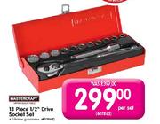 Mastercraft 1/2" Drive Socket Set-13 Piece