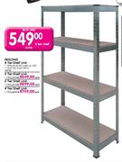 Geelong 4 Tier Shelf Unit-150kg